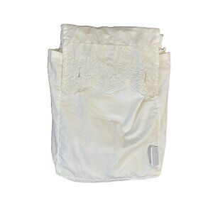 Simply Shabby Chic Embroidered Twin Flat Sheet White